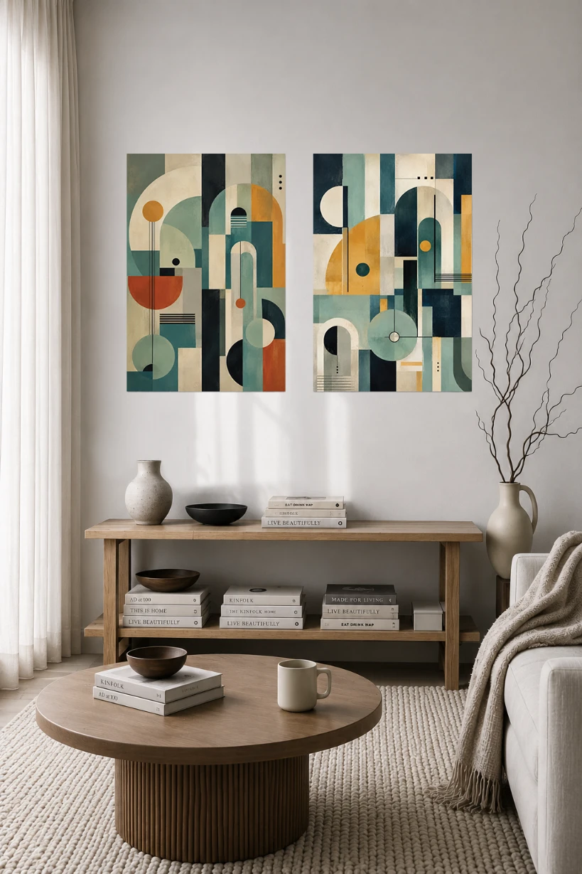 Abstract Wall Art by Novalon Artist 60 x 90 (2)