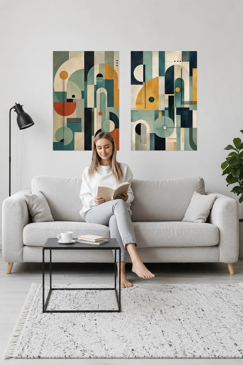 Abstract Wall Art by Novalon Artist 60 x 90 (3)