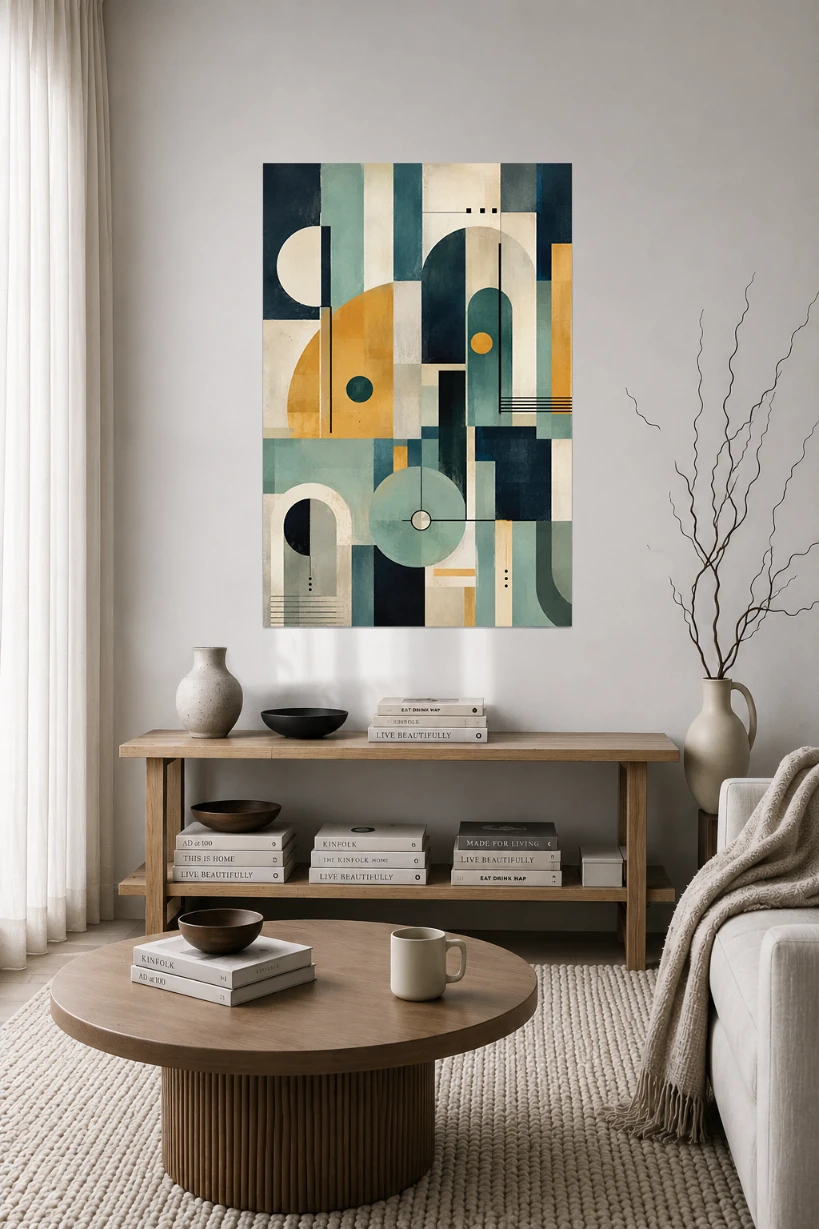 Abstract Wall Art by Novalon Artist 80 x 120 (1)